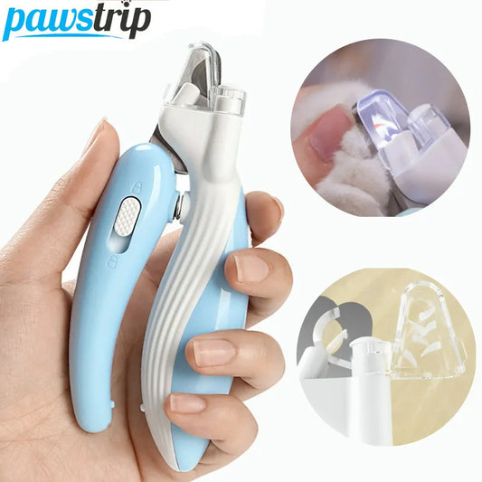 Professional pet nail clippers with LED light