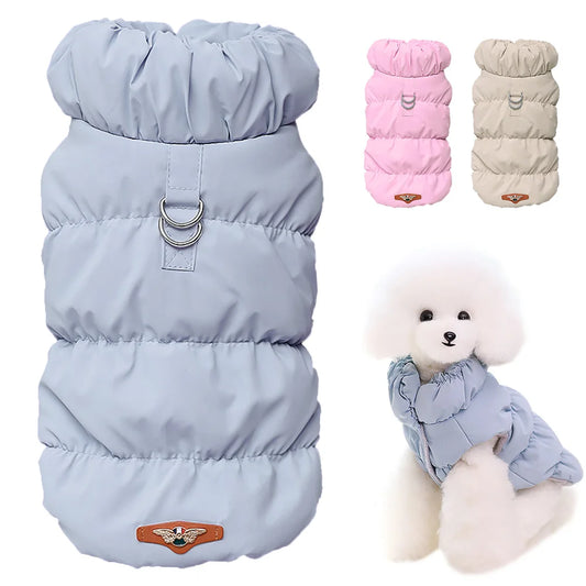 Padded winter coat for small and medium dogs