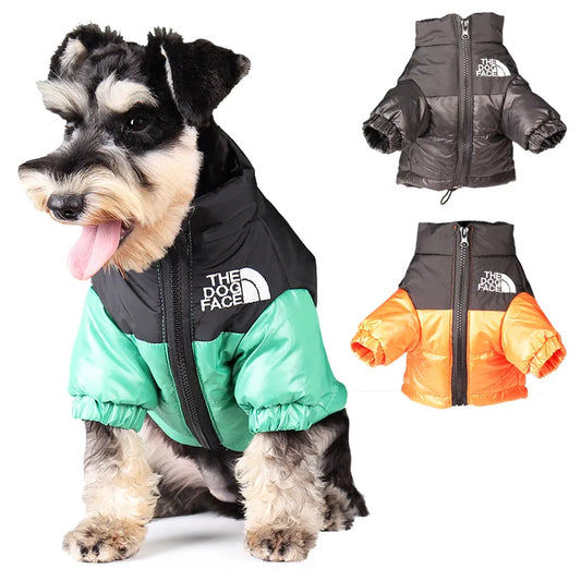 Winter Pet Dog Clothes Warm Windproof Jacket